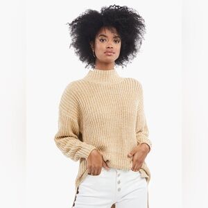 ABLE Rose Organic Cotton Relaxed Tunic Sweater Women's Size L